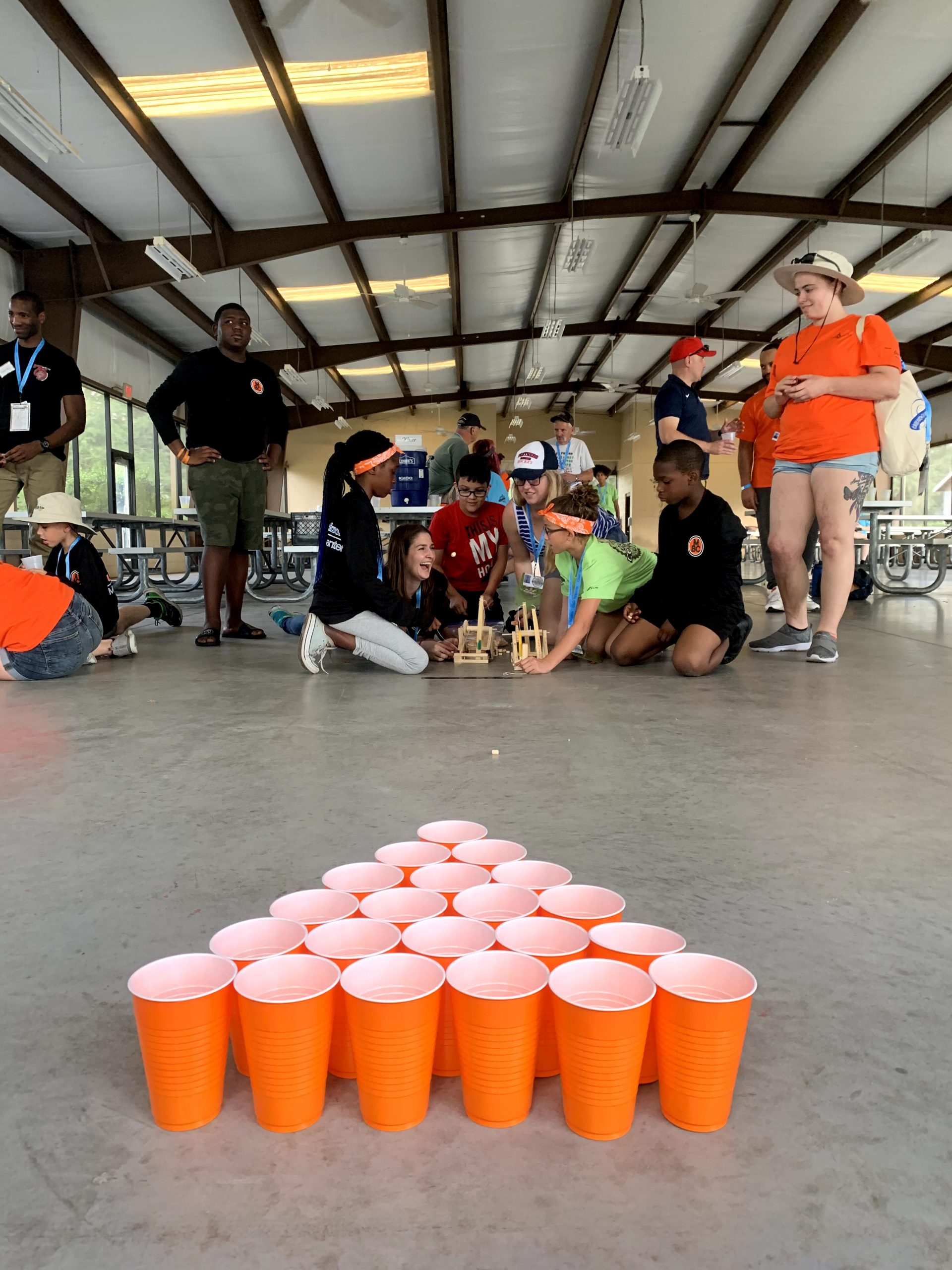 Camp Tequesta 2019 — team building exercise