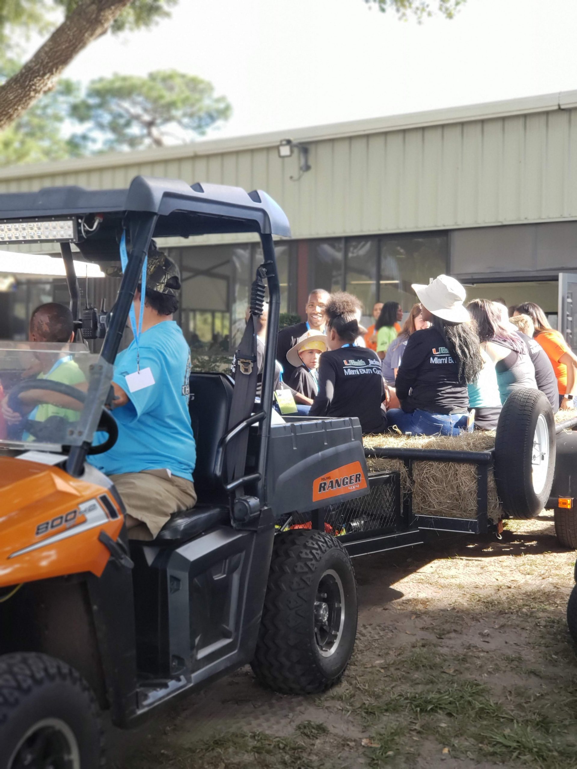 Camp Tequesta 2019 — campers at the pavilion